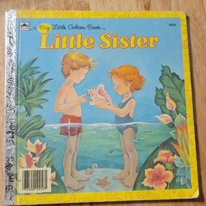 VTG A Big Little Golden Book LITTLE SISTER 1986 Kathleen N. Daly 10256 Eugenie